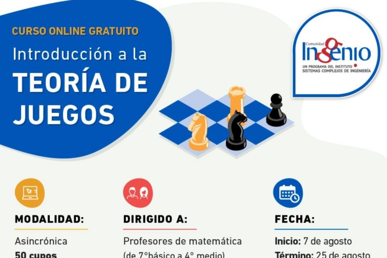 Inscripciones abiertas para el curso en línea sobre Teoría de Juegos