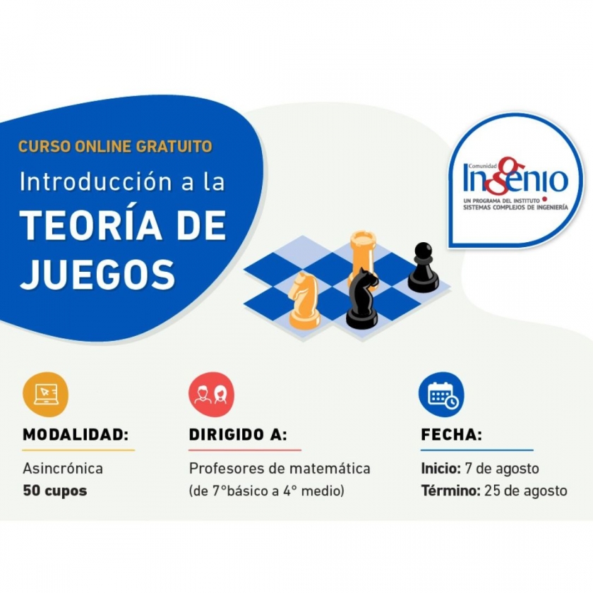 Inscripciones abiertas para el curso en línea sobre Teoría de Juegos