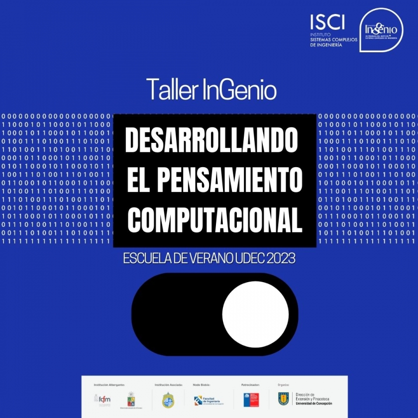 Inscríbete y participa en el taller InGenio de la Escuela de Verano UdeC 2023