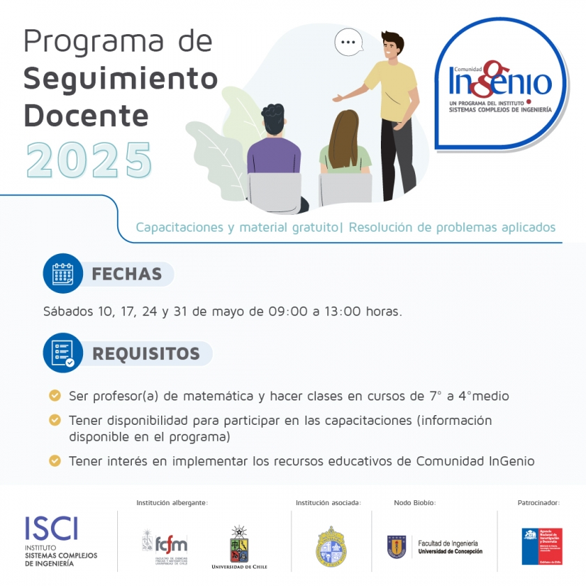 Convocatoria abierta: Súmate al Seguimiento Docente RM 2025
